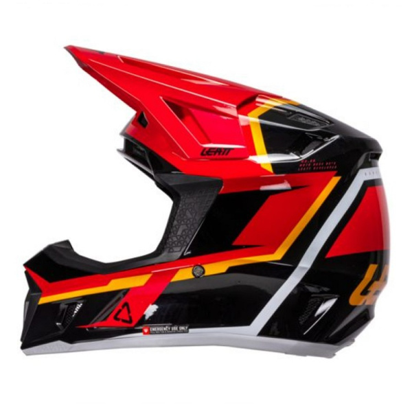 Leatt Шлем кроссовый  7.5 V26 Red + очки Velocity 4.5