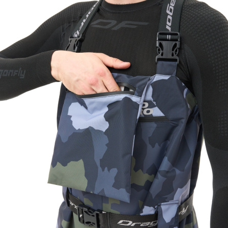 Dragonfly Вейдерсы мембранные Quad Pro 2025 Green Camo