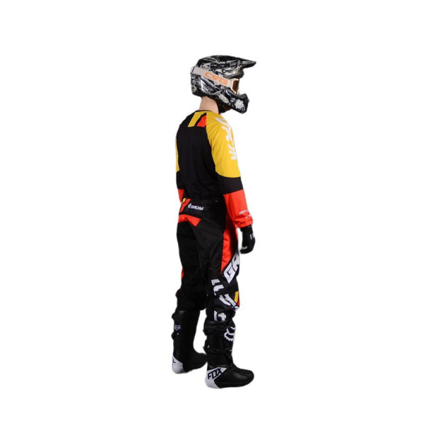 Grom Штаны кроссовые Race Red/Yellow