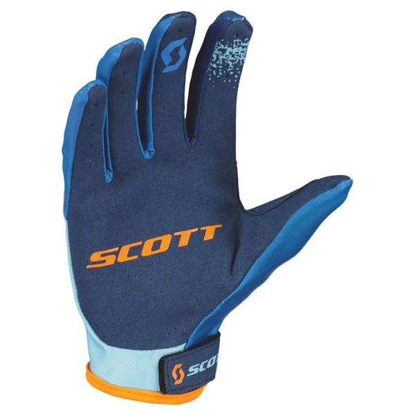 SCOTT Перчатки 350 Race Evo blue/orange