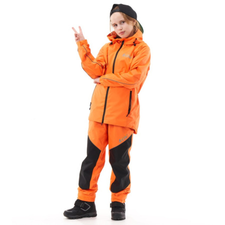 Dragonfly Дождевой комплект Evo For Teen Orange (куртка,штаны)