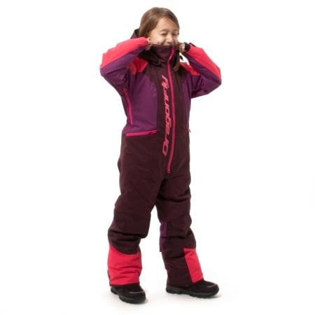 Dragonfly Зимний утепленный комбинезон DF Junior Gravity Purple - Brown 2023