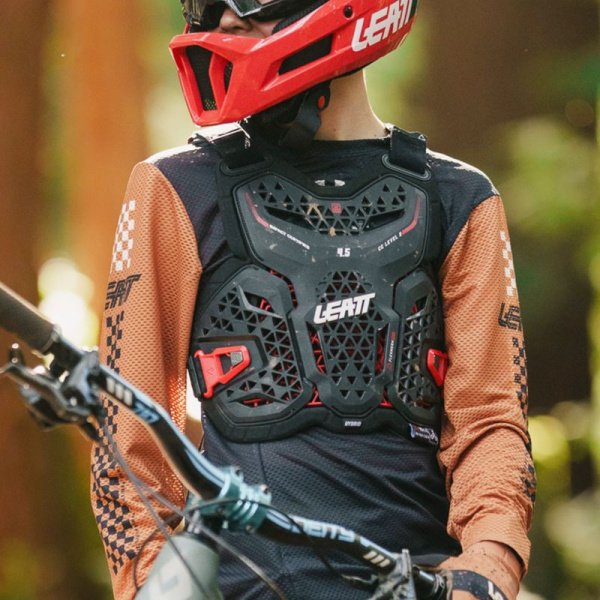 Leatt Защита панцирь подростковый Chest Protector 4.5 Hybrid V26 Black