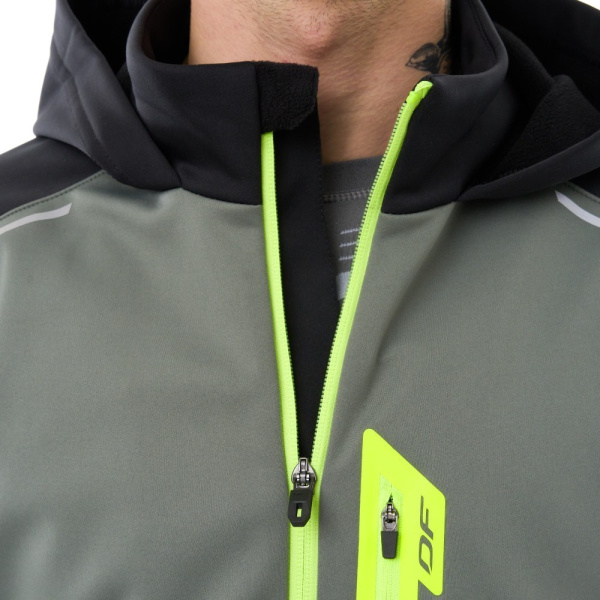 Dragonfly Куртка с капюшоном Explorer 2.0 Man Grey - Lemon 2024