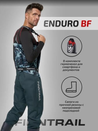 Finntrail Вейдерсы с сапогом Enduro BF 5280 Camo/Grey