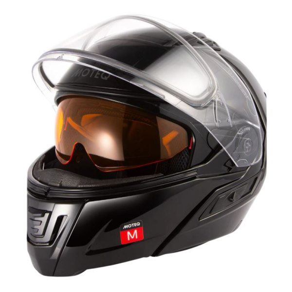 Moteq Шлем снегоходный SubZero двойное стекло черный