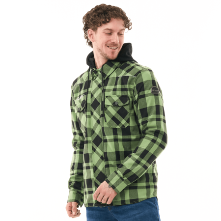 Dragonfly Моторубашка Streetfighter Green с защитой 2025