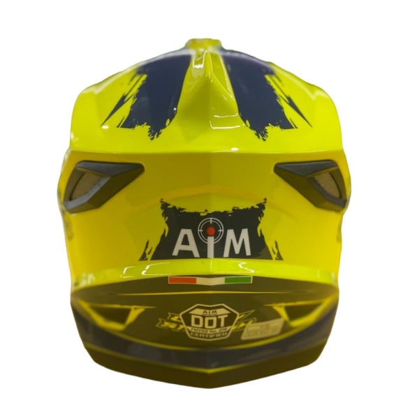 AiM Шлем детский JK802Y Yellow/Blue