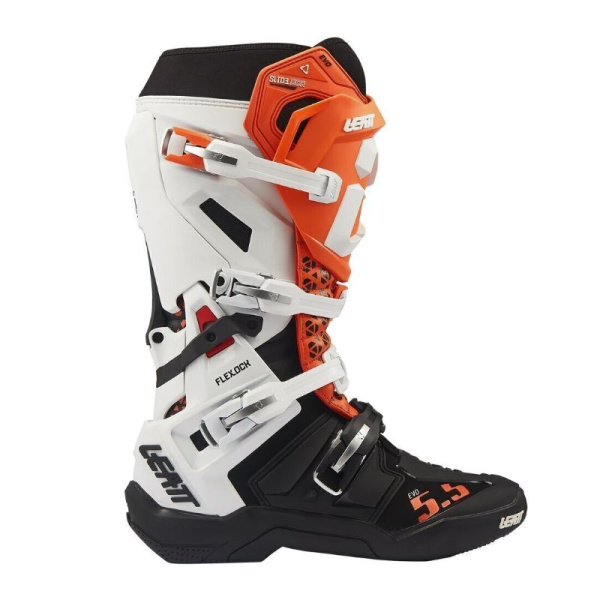 Leatt Мотоботы кроссовые 5.5 FlexLock Evo V27 White/Orange