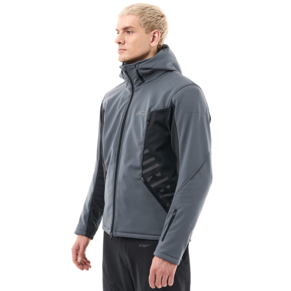 Dragonfly Мототолстовка DF Urban Man 2025 Grey с защитой