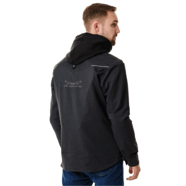 Dragonfly Моторубашка Streetfighter Graphite с защитой 2024