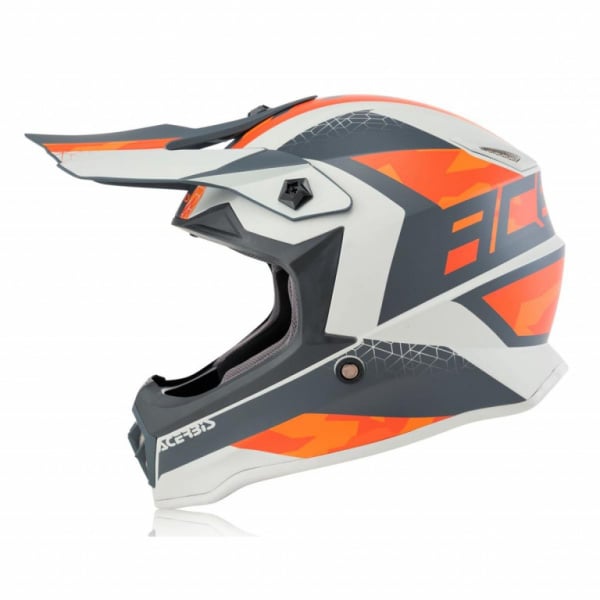 Acerbis Шлем детский IMPACT STEEL JUNIOR Orange/Grey