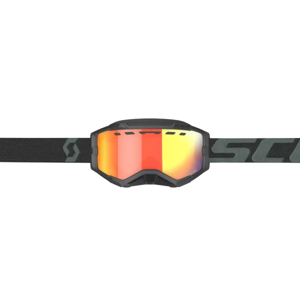 SCOTT Очки Fury Snow Cross black/enhancer red chrome